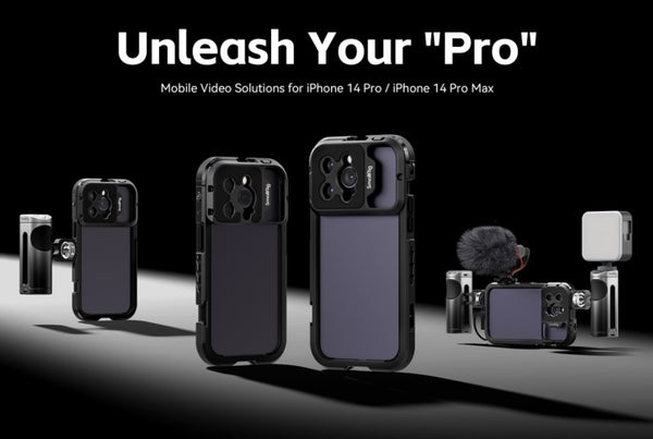 Dual Handheld Wireless Video Kit for iPhone 14 Pro