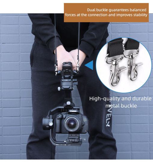 Dual Hook Shoulder Strap for RS 5 / RS 4 / RS 4 Pro / RS 3 / RS 3 Pro / RS 2 / RSC 2 / Ronin-S / Ronin-SC