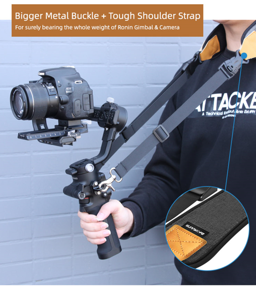 Dual Hook Shoulder Strap for RS 5 / RS 4 / RS 4 Pro / RS 3 / RS 3 Pro / RS 2 / RSC 2 / Ronin-S / Ronin-SC
