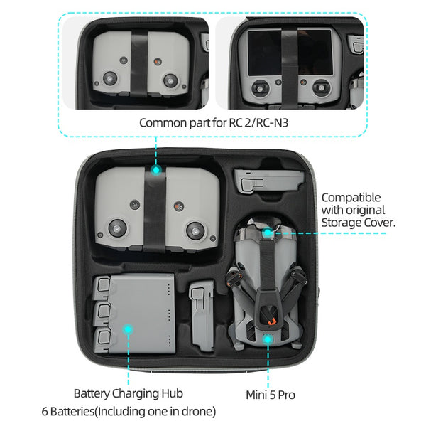 Extra Large Carry Case for Mini 5 Pro