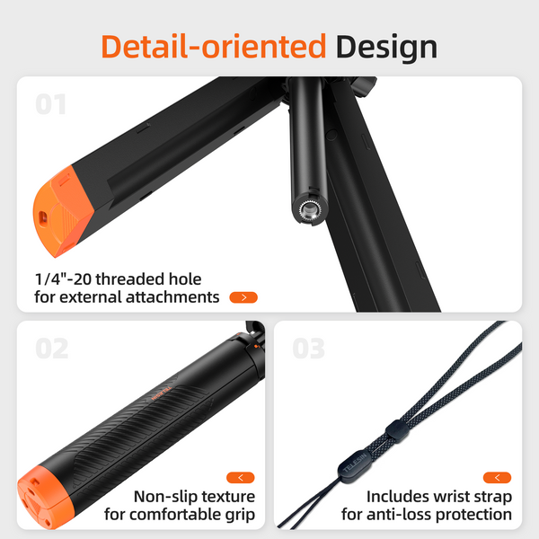 Floating Selfie Stick with Camera Tripod