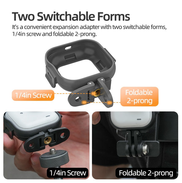 Fork Adapter Frame Case for Insta360 GO Ultra