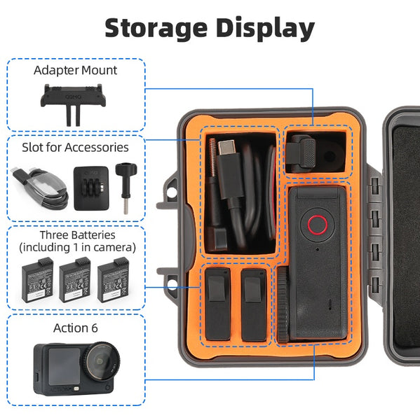 Hardshell Safe Camera Case for Osmo Action 6