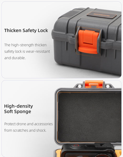 Hardshell Safe Mini Carry Case for Osmo Action 5 Pro / Osmo Action 4 / Osmo Action 3