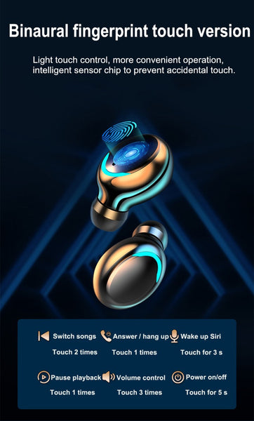 IPX7 Waterproof Wireless Earphones