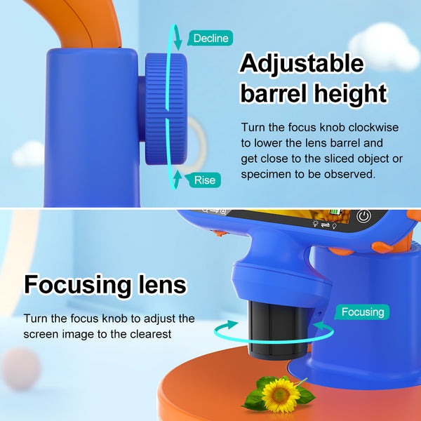 Kids Electronic Microscope Set