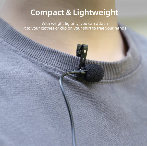 Lavalier Microphone for CamGo X 4K / Y 4K / Z 4K / Z2 5K / 6K