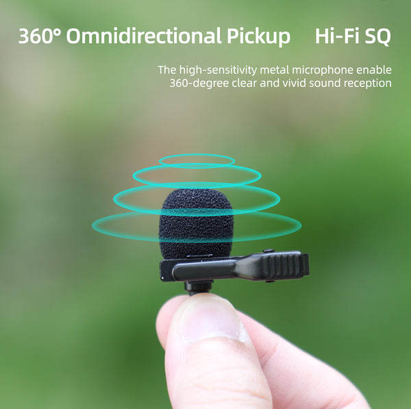 Lavalier Microphone for CamGo X 4K / Y 4K / Z 4K / Z2 5K / 6K