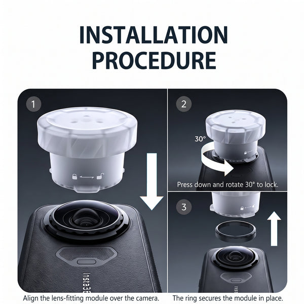 Lens Replacement Kit for Insta360 X6