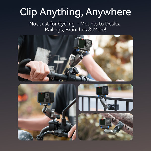 Magnetic 3 Way Super Clamp Mount for GoPro Hero 13