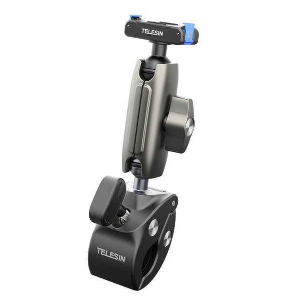 Magnetic 3 Way Super Clamp Mount for Osmo Action 5/4/3 & Osmo 360