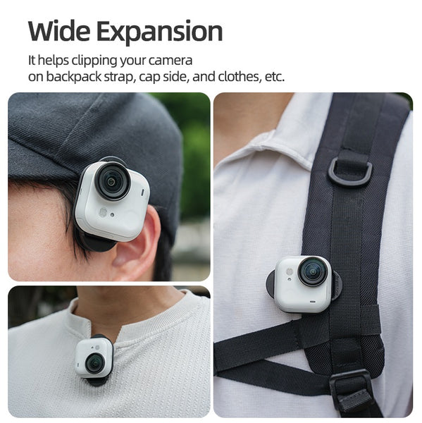 Magnetic Backpack Clip for Insta360 GO Ultra