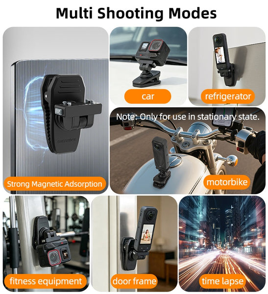 Magnetic Backpack Clip for Insta360 X5 / X4 Air / Ace Pro 2 1