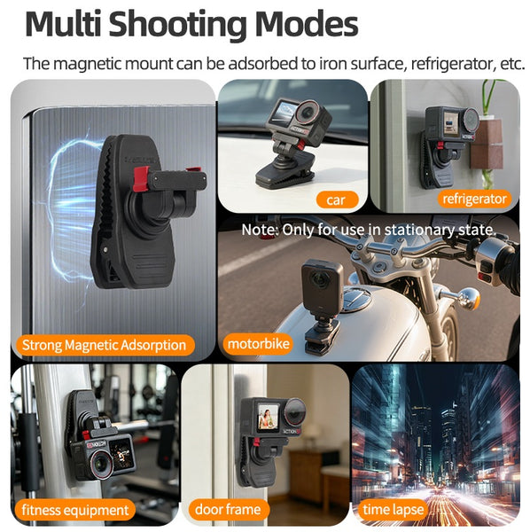 Magnetic Backpack Clip for Osmo Action 5/4/3 & Osmo 360