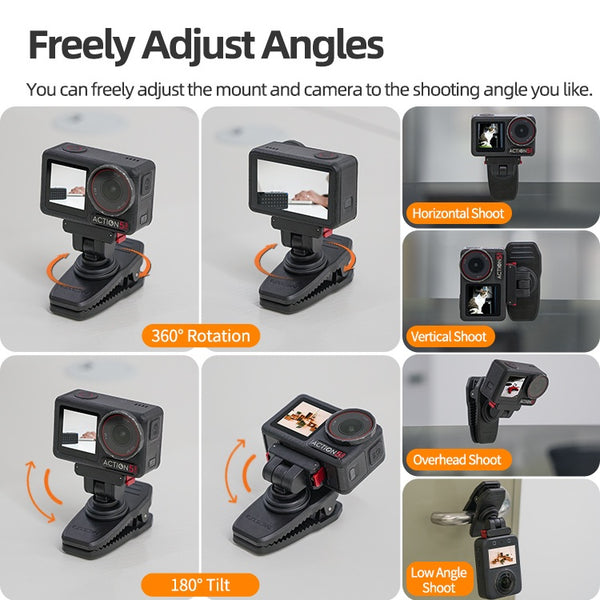 Magnetic Backpack Clip for Osmo Action 5/4/3 & Osmo 360