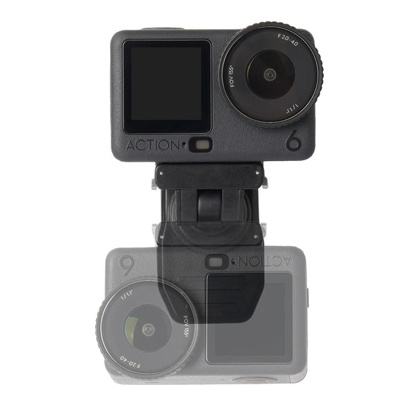 Magnetic Backpack Clip for DJI Osmo Action 6 - With camera attached