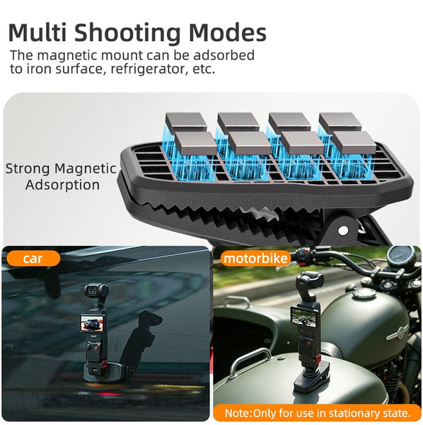 Magnetic Backpack Clip for Osmo Pocket 4 / Osmo Pocket 3
