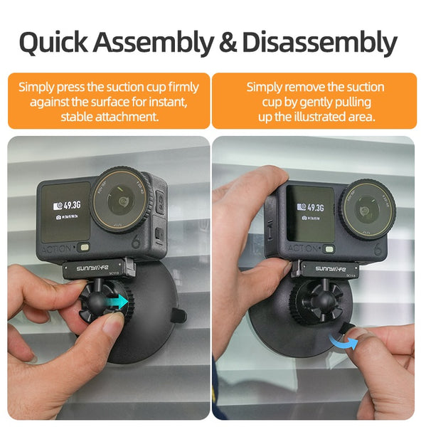 Magnetic Ball Head Suction Mount for Osmo Nano