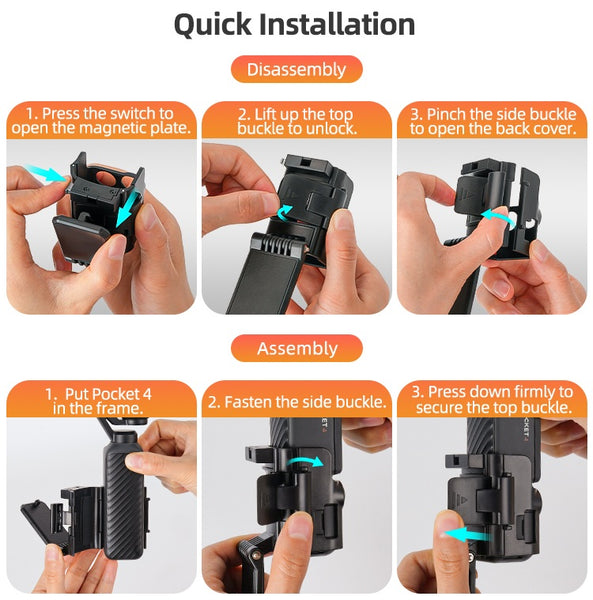 Magnetic Base Mount for Osmo Pocket 4