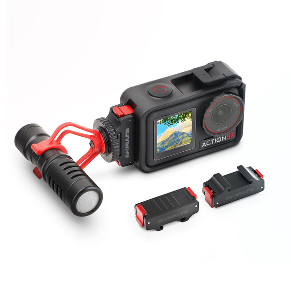 Magnetic Cold Shoe Adapter for Osmo Action 5 Pro / Osmo Action 4 / Osmo Action 3
