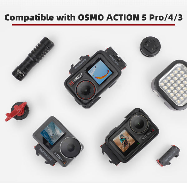 Magnetic Cold Shoe Adapter for Osmo Action 5 Pro / Osmo Action 4 / Osmo Action 3