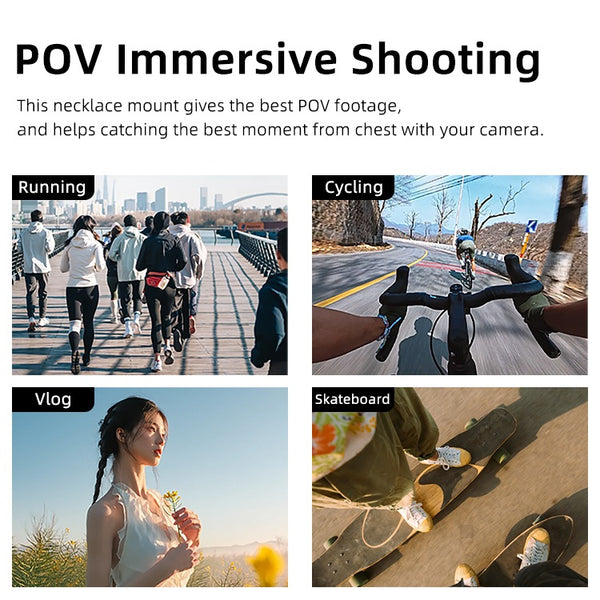 Magnetic Neck Strap Mount for Insta360 GO Ultra