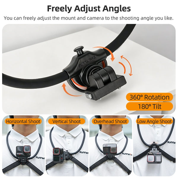 Magnetic Neck Strap Mount for Insta360 X5 / X4 Air / Ace Pro 2 1