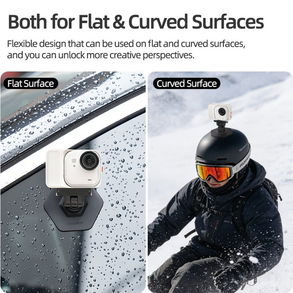 Magnetic Quick Release Helmet Mount for Insta360 GO Ultra