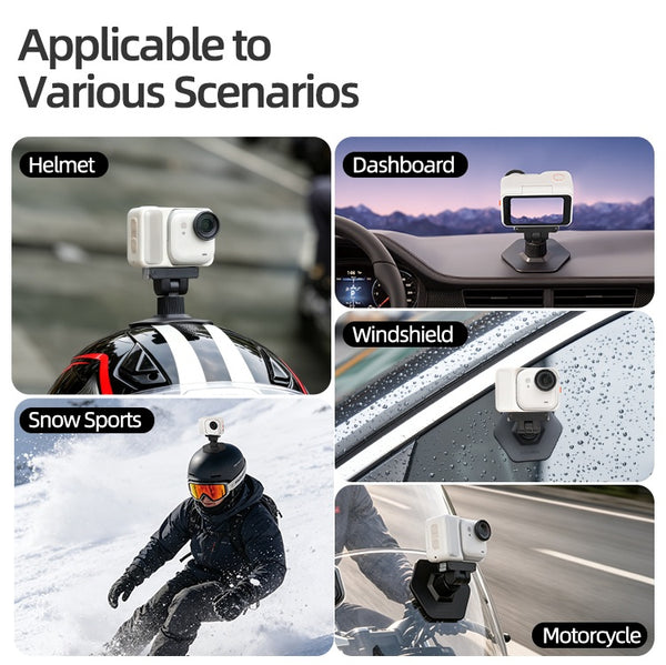 Magnetic Quick Release Helmet Mount for Insta360 GO Ultra