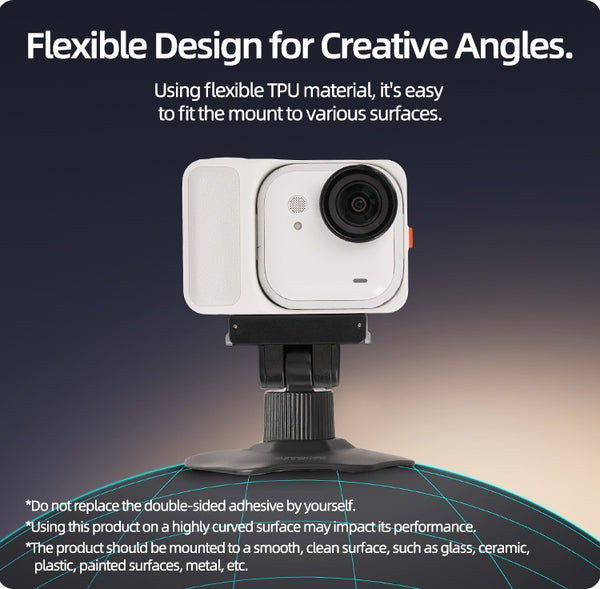 Magnetic Quick Release Helmet Mount for Insta360 GO Ultra