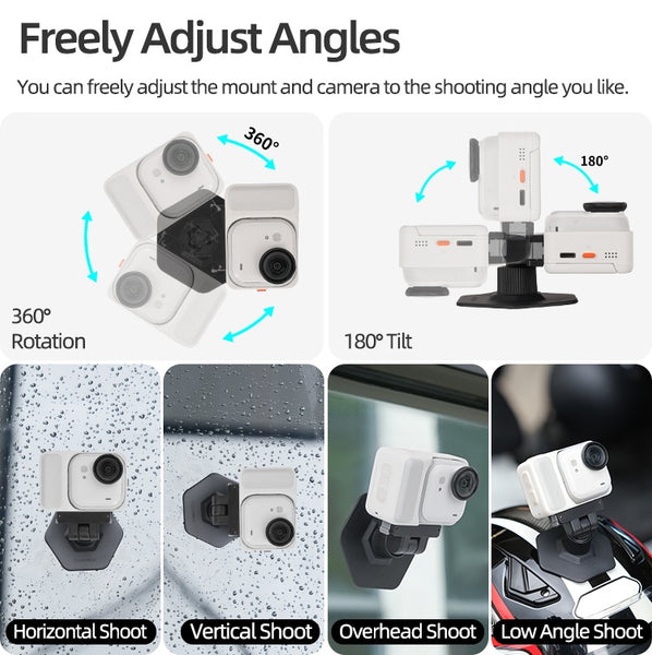 Magnetic Quick Release Helmet Mount for Insta360 GO Ultra