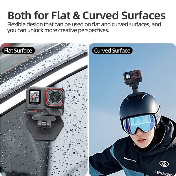 Magnetic Quick Release Helmet Mount for Insta360 X6 / X5 / X4 Air / Ace Pro 2 1
