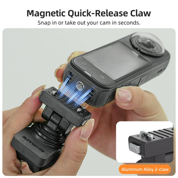 Magnetic Silicone Handlebar Mount for Insta360 X6 / X5 / X4 Air / Ace Pro 2 1