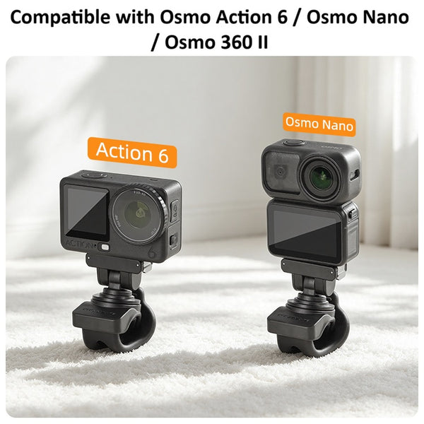 Magnetic Silicone Handlebar Mount for Osmo Action 6 / Osmo Nano / Osmo 360 II