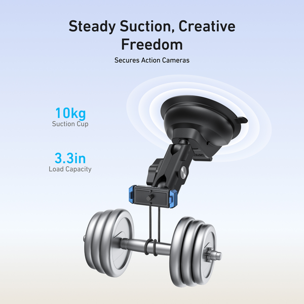 Magnetic Suction Cup Mount for GoPro Mission 1 Series
