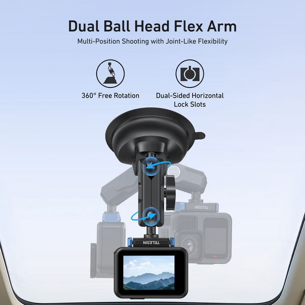 Magnetic Suction Cup Mount for GoPro Mission 1 Series