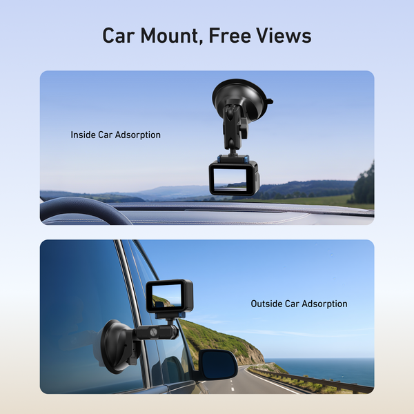 Magnetic Suction Cup Mount for GoPro Mission 1 Series