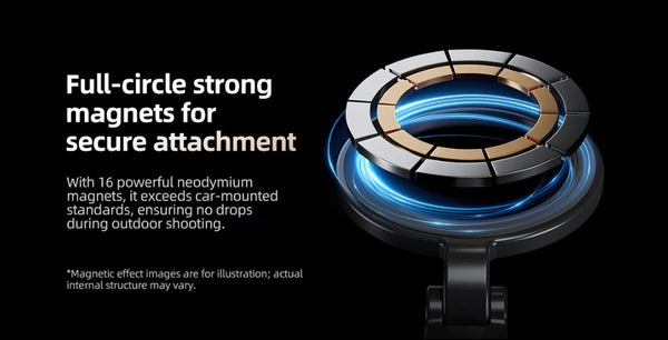 Magnetic Plate Neck Strap Phone Mount