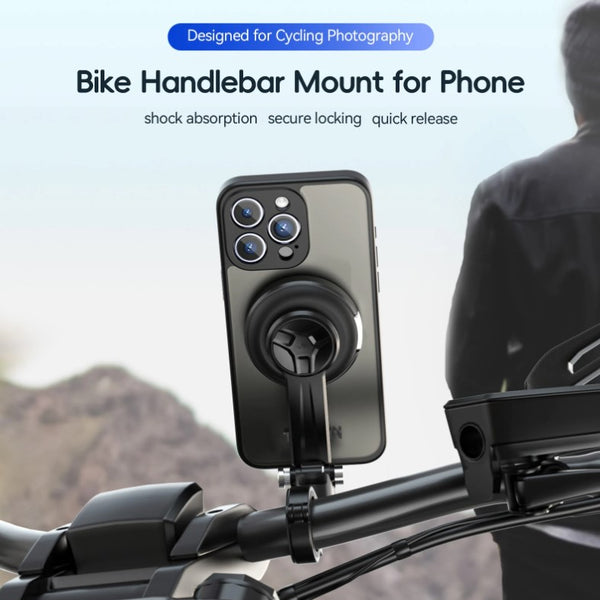 Motorcycle Handlebar Mount for iPhone 15 Pro / 15 Pro Max