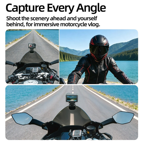 Motorcycle Windscreen Mount for Osmo Action 6 / Osmo Nano