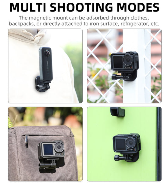 Multipurpose Magnetic Mount for GoPro