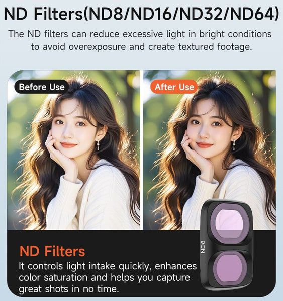 ND Filter Lens for Osmo Pocket 4 Pro
