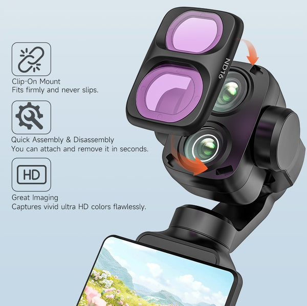 ND Filter Lens for Osmo Pocket 4 Pro