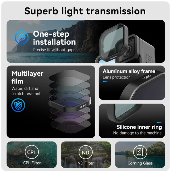 ND Filter Lens for GoPro Hero 13