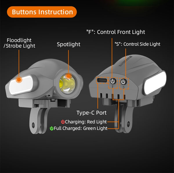 Night Flying Light & Mounting Bracket for Mini 5 Pro