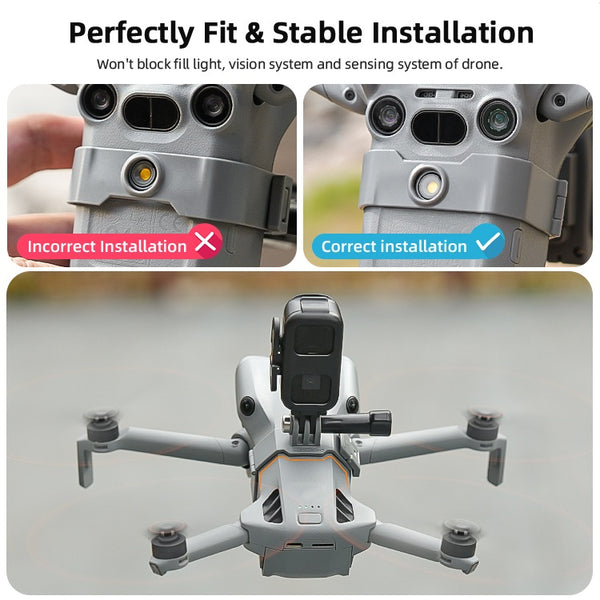 Night Flying Light & Mounting Bracket for Mini 5 Pro