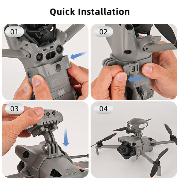 Night Flying Light & Mounting Bracket for Mini 5 Pro