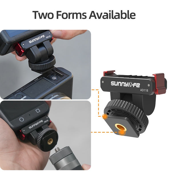 Magnetic Cold Shoe Mount for Osmo Action 5 4 3 2 / Osmo 360