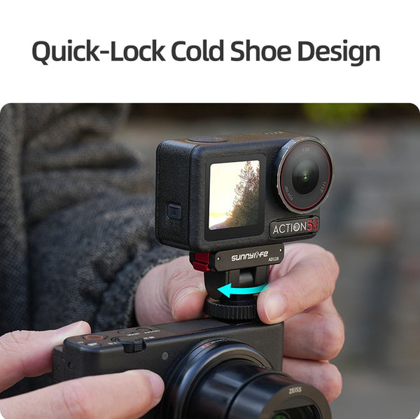Magnetic Cold Shoe Mount for Osmo Action 5 4 3 2 / Osmo 360