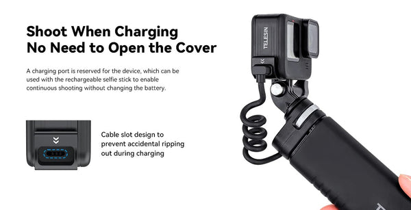 Protective Pass Through Side Door for GoPro Mission 1 Series